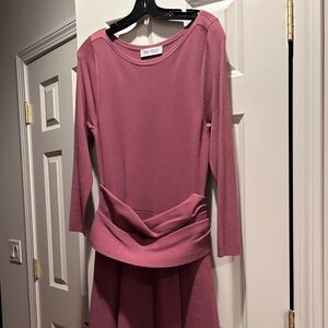 The Fold Pink Long Sleeve Dress